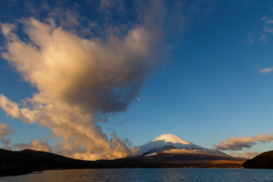 山中湖からの富士山