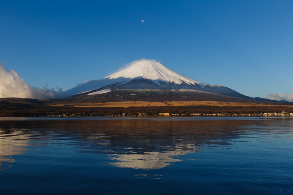 山中湖からの富士山