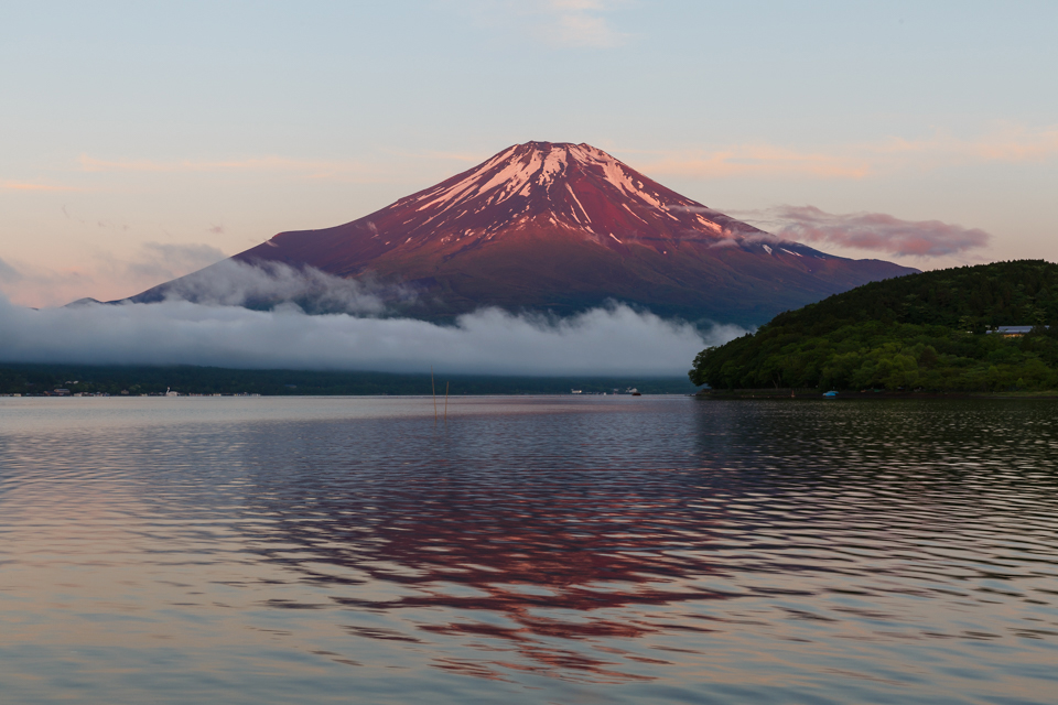 山中湖からの富士山