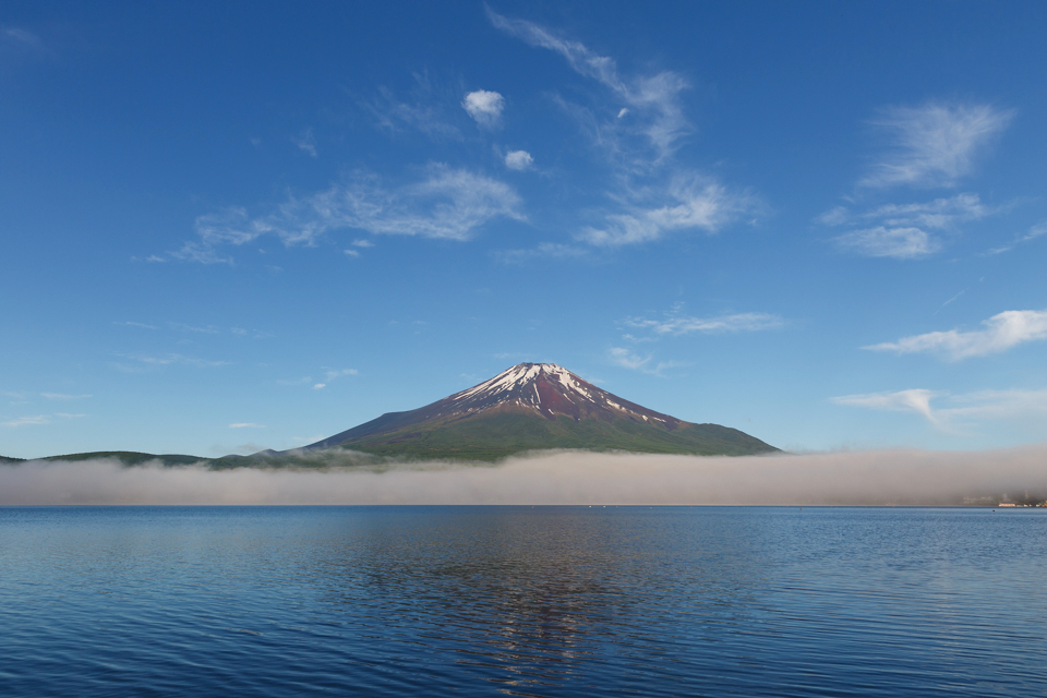 山中湖からの富士山