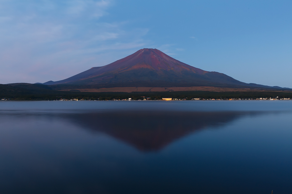 山中湖からの富士山