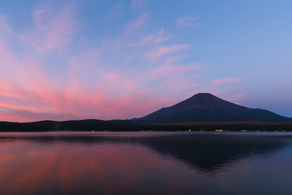 山中湖からの富士山