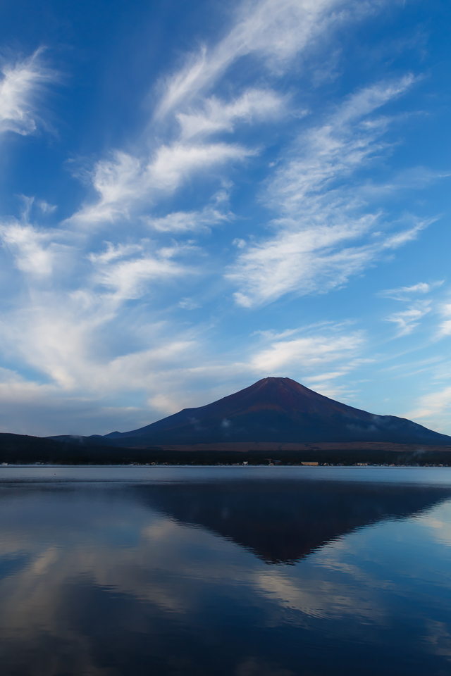 山中湖からの富士山