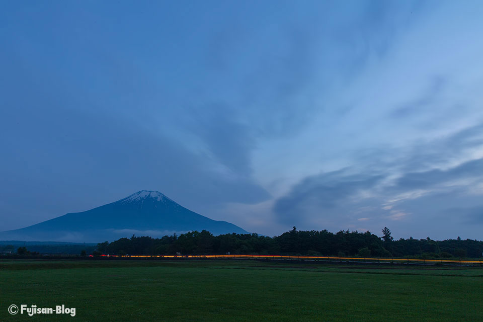 山中湖花の都公園からの富士山