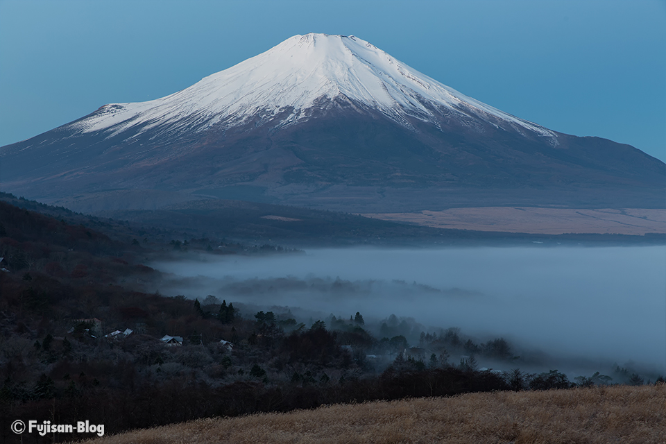 山中湖パノラマ台から富士山