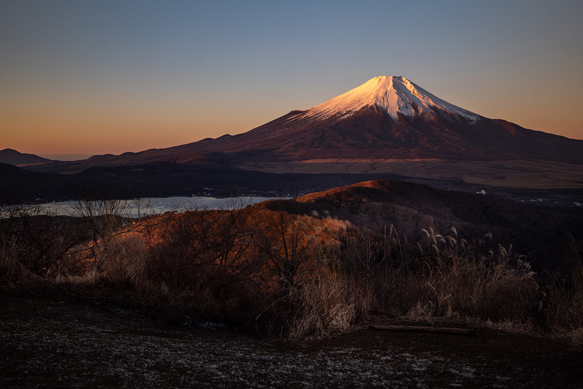 山中湖村石割山からの富士山