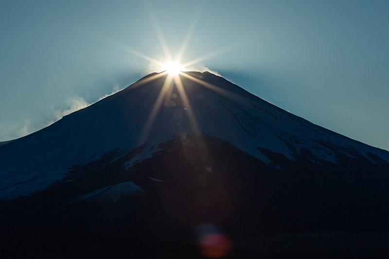 【富士山写真】2020年2月23日 ダイヤモンド富士