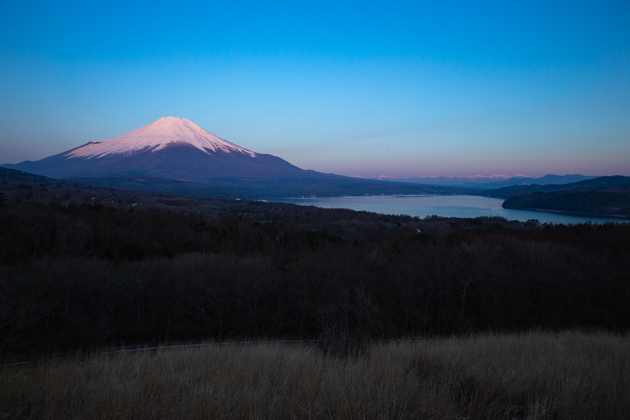 山中湖村のパノラマ台からの富士山