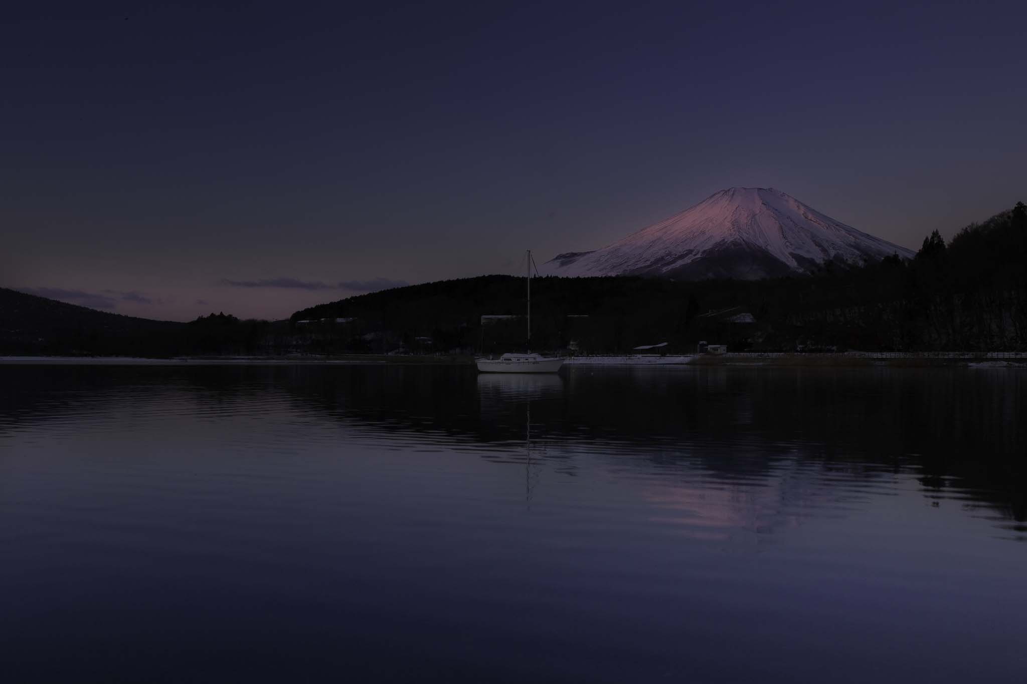山中湖村平野からの富士山