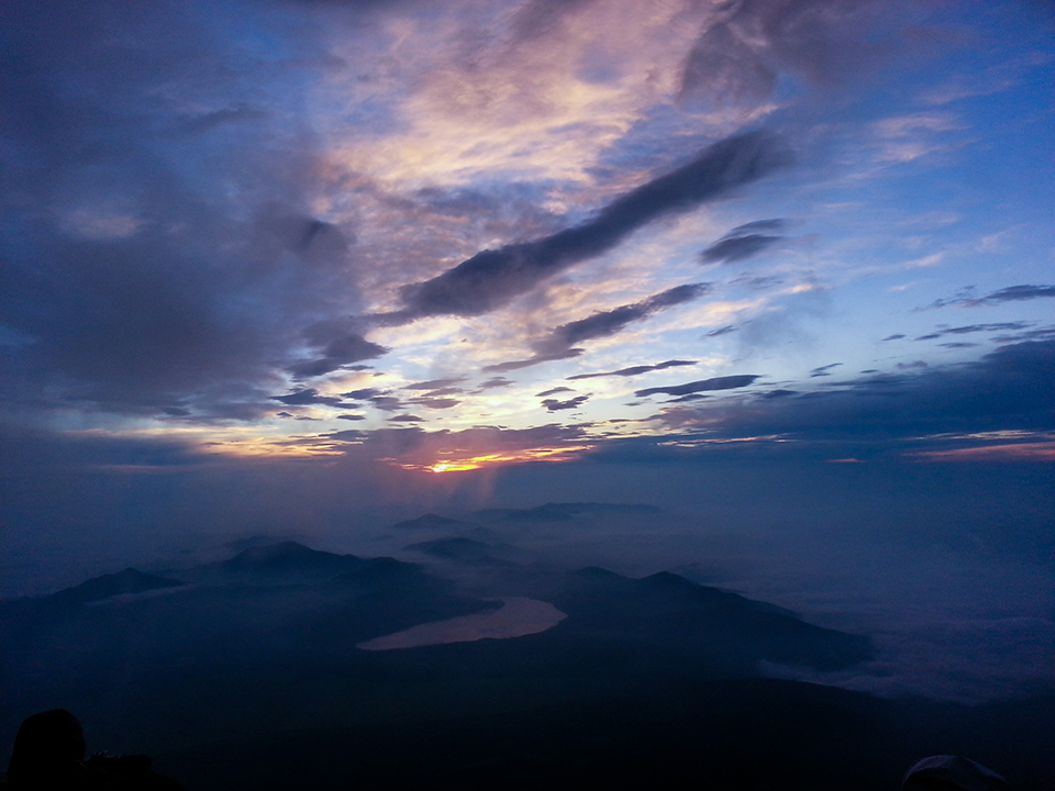 ［富士山・ご来光写真］2014年7月17日