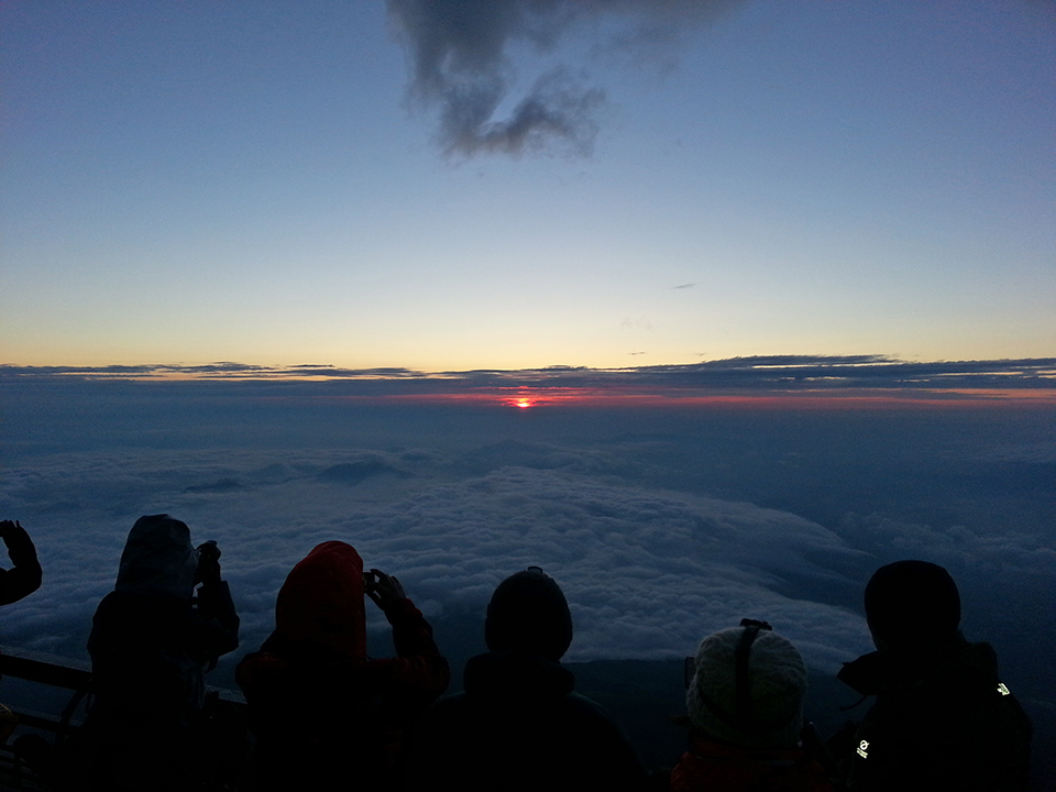 ［富士山・ご来光写真］2014年7月21日