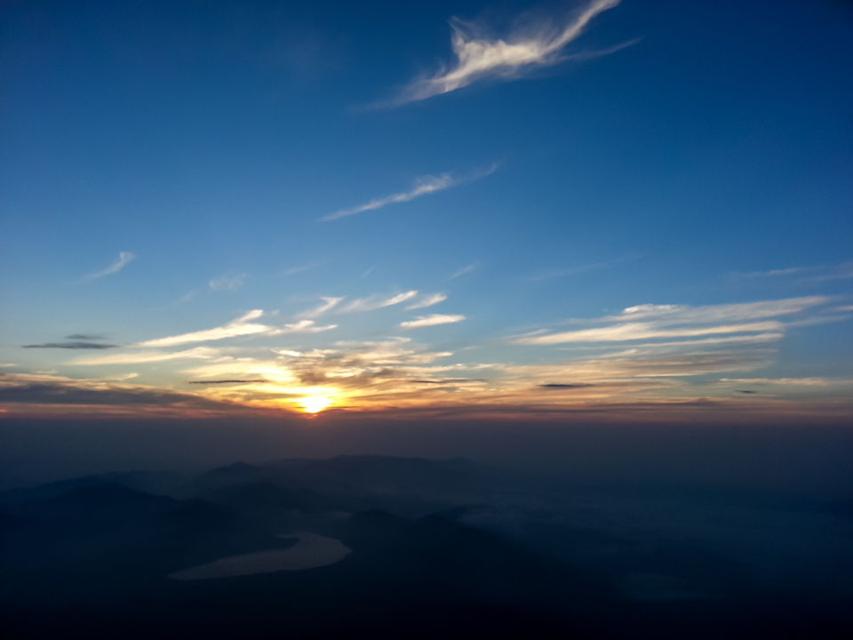 ［富士山・ご来光写真］2014年8月1日