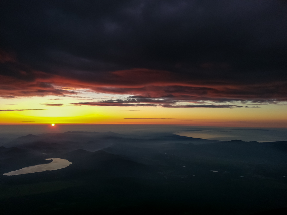 ［富士山・ご来光写真］2014年8月3日