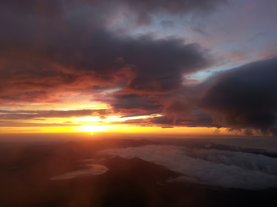 ［富士山・ご来光写真］2014年8月4日