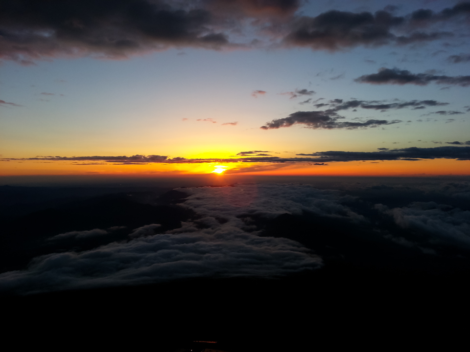 ［富士山・ご来光写真］2014年8月5日