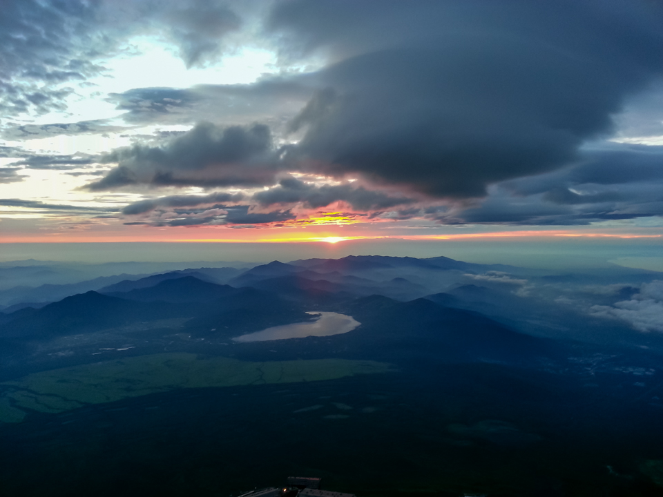 ［富士山・ご来光写真］2014年8月8日