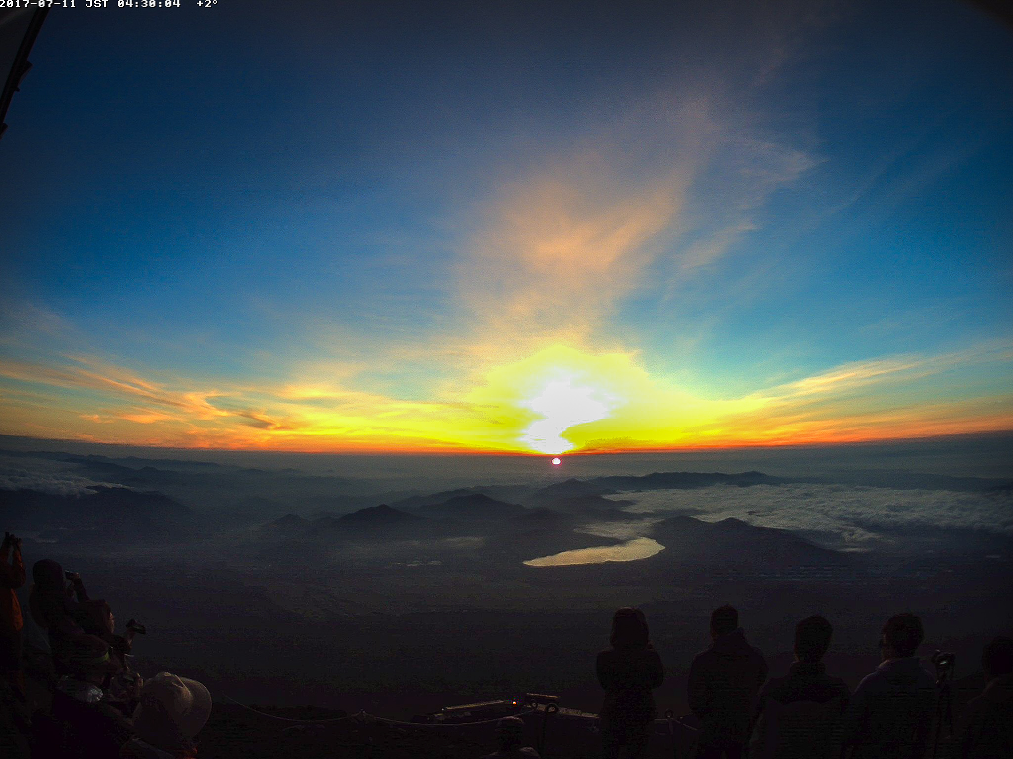 ［富士登山情報］2017年7月11日のご来光