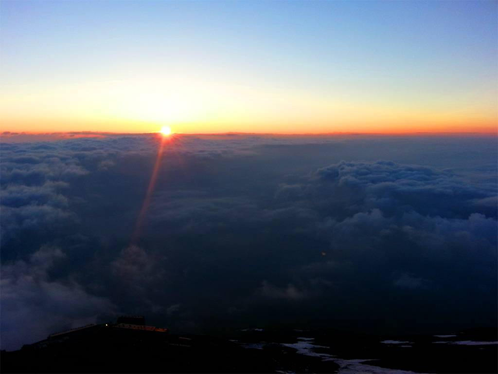 ［富士山・ご来光写真］2014年7月2日
