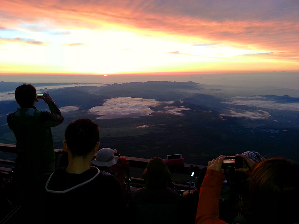 ［富士山・ご来光写真］2014年7月6日（日）