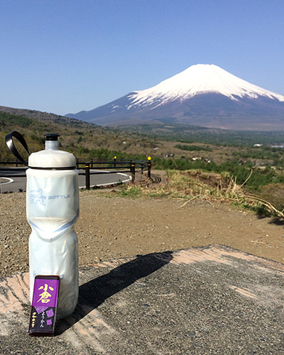 山中湖パノラマ台での休憩