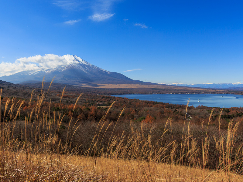 山中湖パノラマ台からのパノラマ