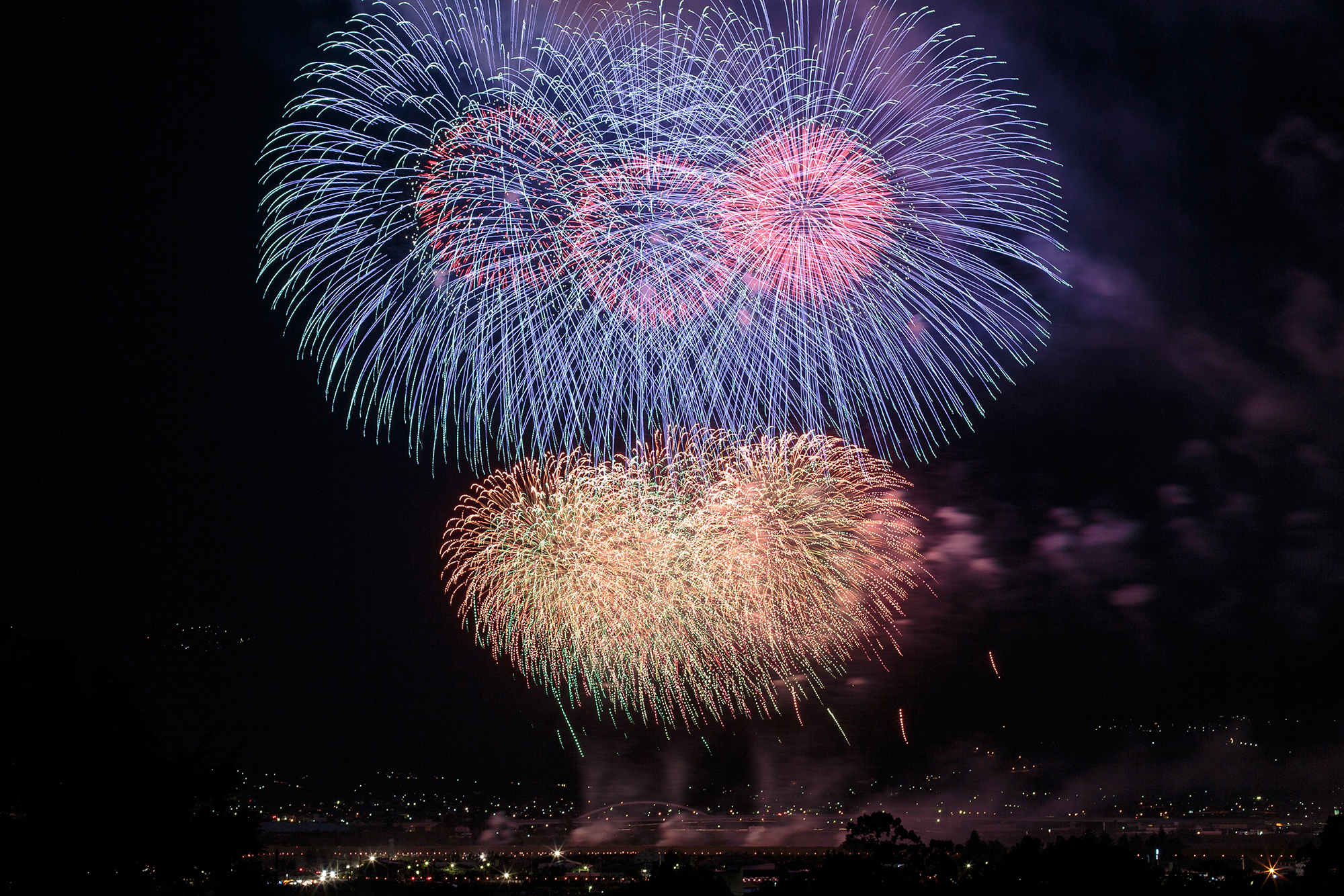 神明の花火大会