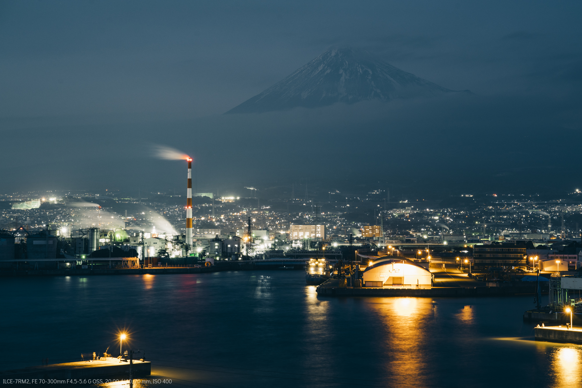 工場夜景@富士市