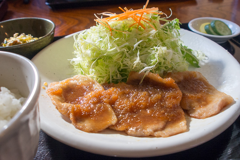 生姜焼き定食